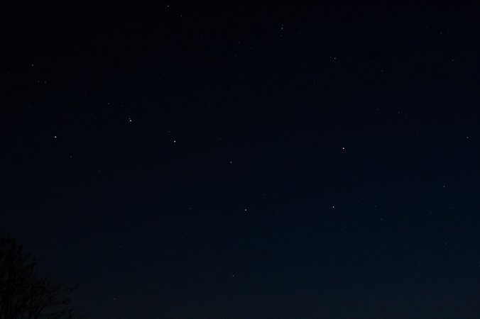 Sternbild Großer Bär mit dem markanten Großen Wagen