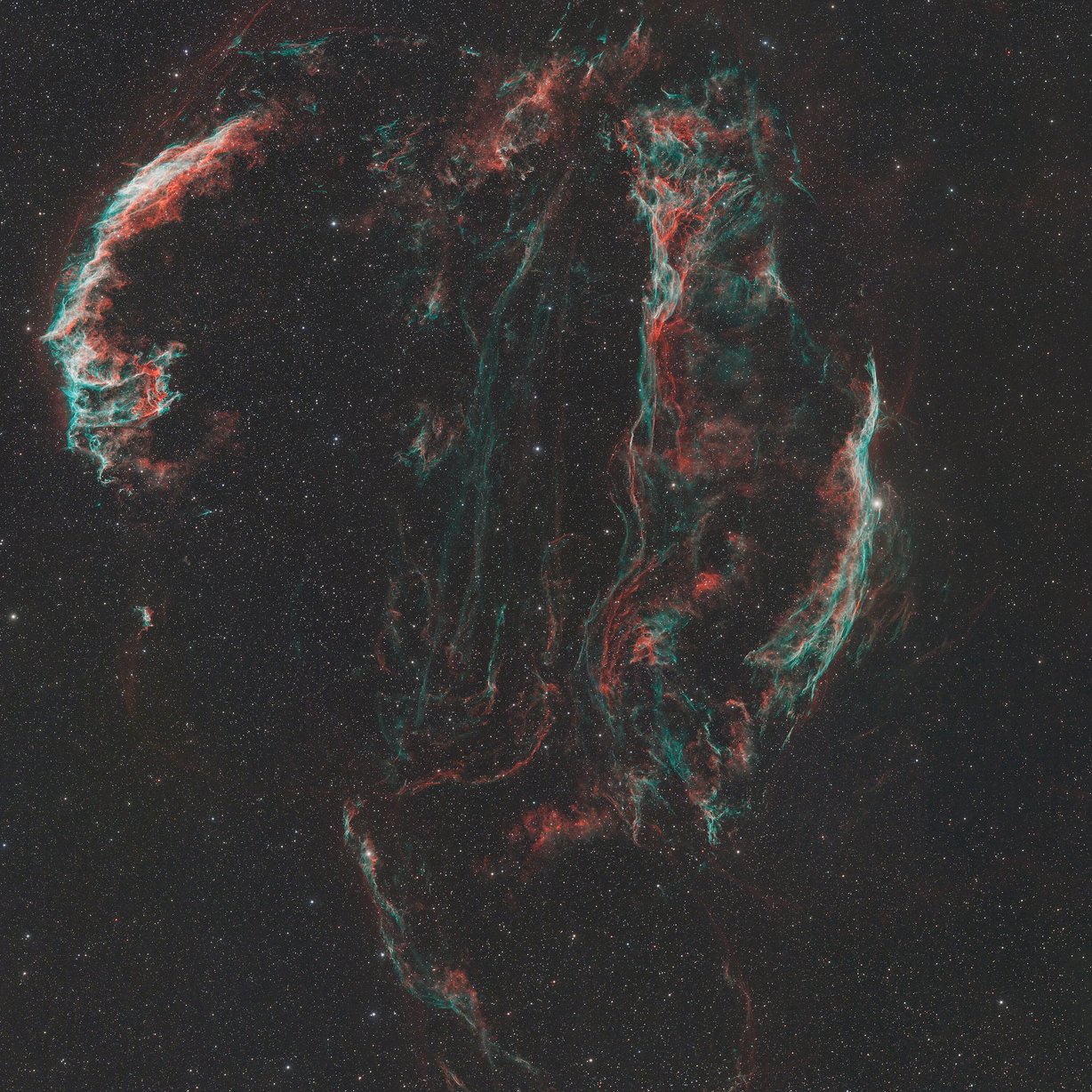 Cirrus Nebel – Supernovaüberrest im Sternbild Schwan