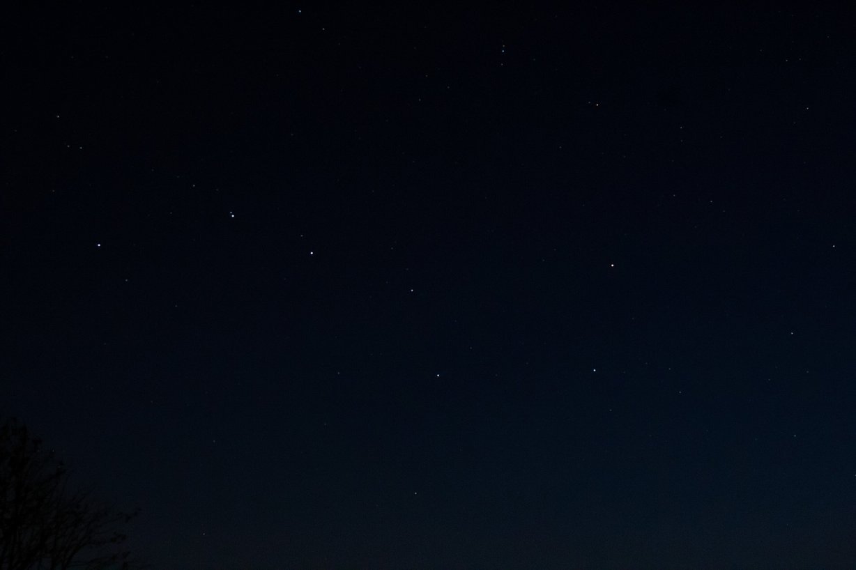 Sternbild Großer Bär mit dem markanten Großen Wagen
